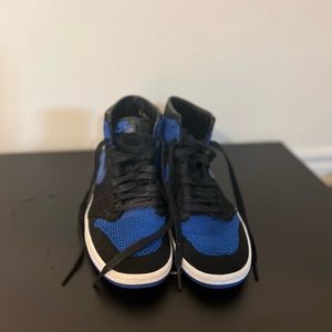 Air Force 1s blue and black women's size 5.5.